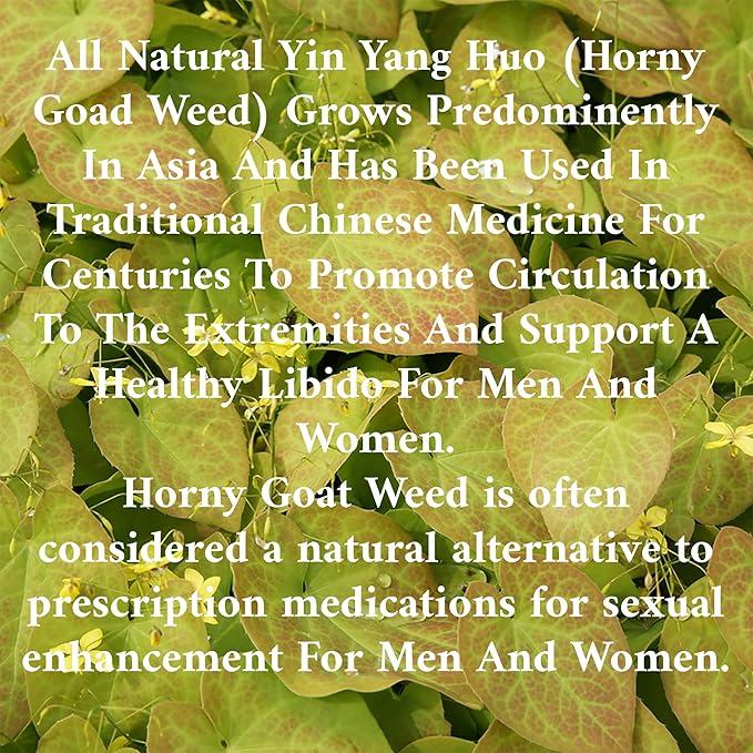 Horny Goat Weed To Enhance Libido Desire Pleasure And Performance