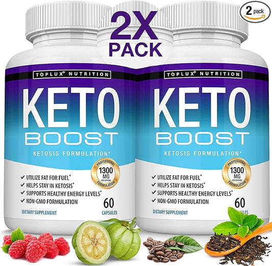 Keto Boost Diet Pills Ketosis Supplement - Natural Exogenous Keto Formula Support Energy & Focus, Advanced Ketones for Ketogenic Diet, for Men Women