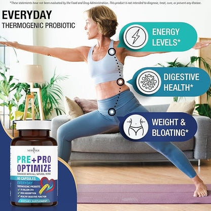 Pro Optimize Probiotics for Women, Menopause, 70 Billion CFU, Digestive Health - Relief for Bloating, Hot Flashes, Joint Support, Night Sweats - Gut Health & Metabolism - Dong Quai (120 (Pack of 2))