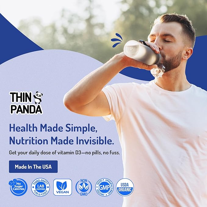 100% Organic Vitamin D3 Supplement | 100% Of Your RDA | For Strong Bones & Healthy Immunity | Unique Twist & Mix Design | GMO Gluten Vegan & Taste Free | Adults & Kids Ages 4 & Older | 90 Servings