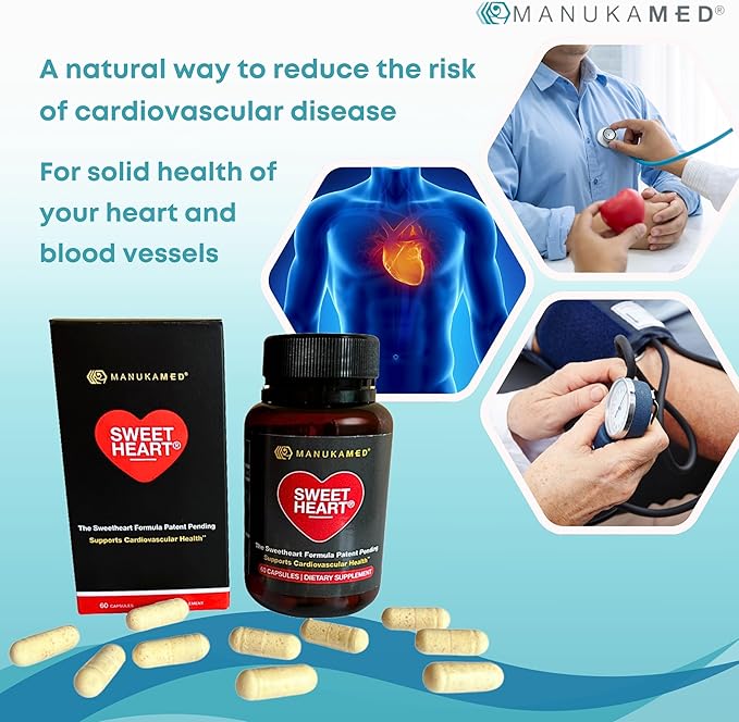 SWEETHEART Supports natural healthy heart 100% Natural Dietary Supplement 60 Capsules