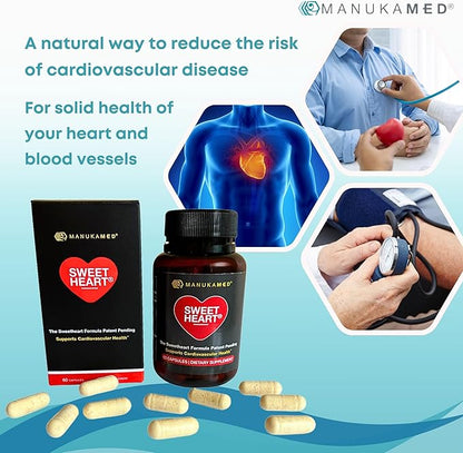 SWEETHEART Supports natural healthy heart 100% Natural Dietary Supplement 60 Capsules