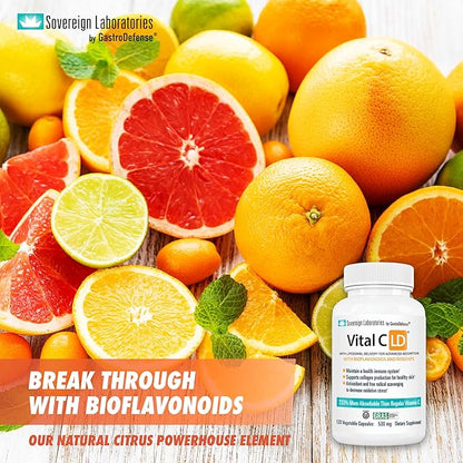 Vital C-LD - Enhanced Liposomal Vitamin C - 530mg Capsules - 120 Count