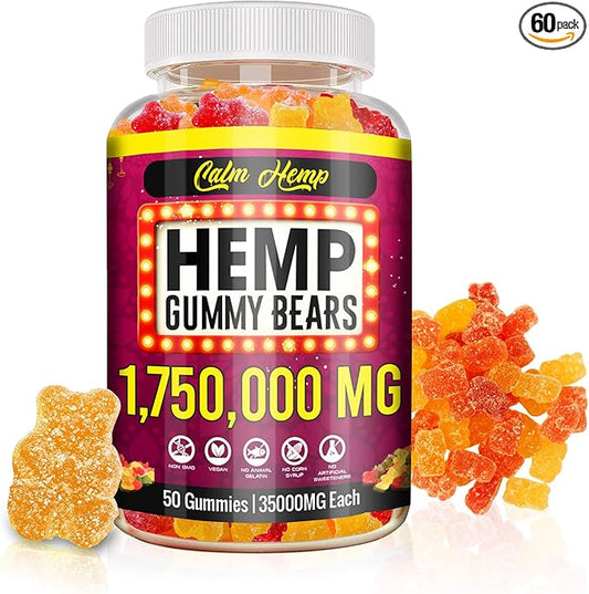 High Potency Organic Hemp Gummies Adults Vegan Infused Earthmed Natural Oil Gummy Blissful Aura Extra Strength Vitamin E Premium Omega 3 6 8 9