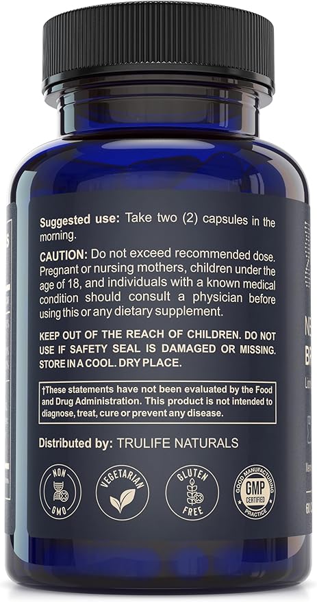 NEUROACT Brain Health Memory, Focus, Concentration, Mental Clarity with CognatiQ, Vitamin B3 & B6 | Manage Stress & Elevate Mood | Holistic Brain Health Formula, Sustained Energy & Well Being