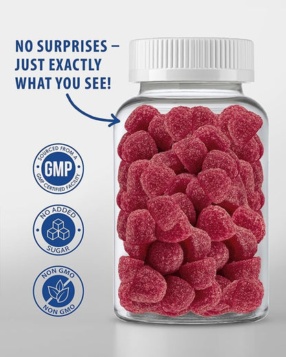 Zinc Gummies for Adults - Zinc Chewable Gummy for Immune Support - Powerful Natural Antioxidant Non-GMO Supplement for Children Men Woman Adults