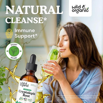 Wild & Organic Cranberry Extract Tincture 2 fl oz & Cryptolepis Root Tincture 2 fl oz