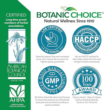 Botanic Choice Mega Fruits and Veggies Blend Total of 42 Fruit and Vegetables Like Elderberry, Chlorella, Kale Energy Balance & Superfood Vegetable Supplements for Adults - 2 Pack
