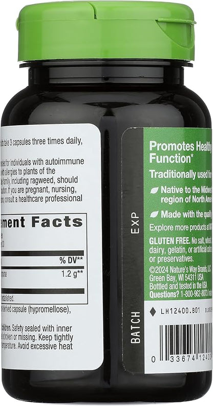 Nature's Way Echinacea Purpurea Herb, 1,200 Mg Per Serving, 100 Count