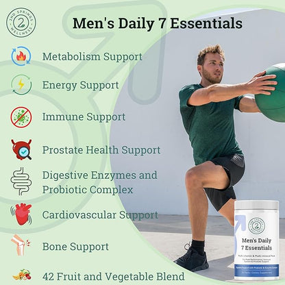 Men's Daily 7 Essentials & Vitamin D3+K2 Bundle