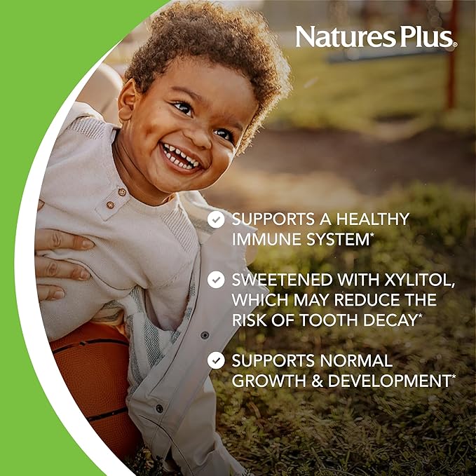 Natures Plus Animal Parade Gold Multivitamin Children’s Chewables - Watermelon Flavor - 120 Animal-Shaped Tablets, Pack of 2 - Vitamin D3, K2 & Probiotics - Vegan, Gluten Free - 120 Total Servings