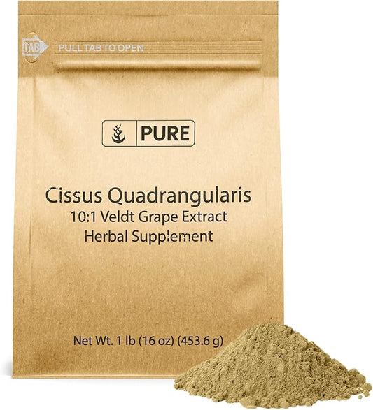 Pure Original Ingredients Cissus Quadrangularis (1lb) Traditional Herbal Supplement, Veldt Grape, Non-GMO, Lab-Verified