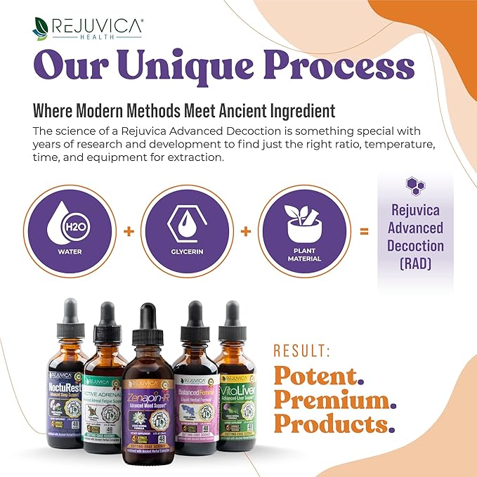 Zenapin-IR Rejuvica Health Advanced Mood Support Supplement - Kava Kava, Ashwagandha, Passionflower, Chamomile, B-Vitamins & More