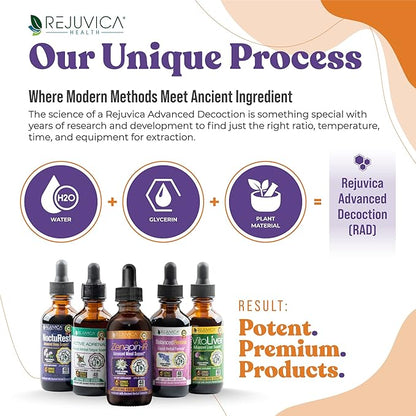 Zenapin-IR Rejuvica Health Advanced Mood Support Supplement - Kava Kava, Ashwagandha, Passionflower, Chamomile, B-Vitamins & More