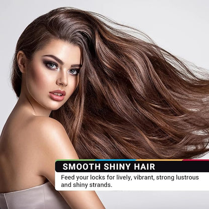 Sugar Free Biotin Gummies, Biotin Collagen Gummy with Keratin for Hair Skin Nails, Biotin Supplement for Women & Men