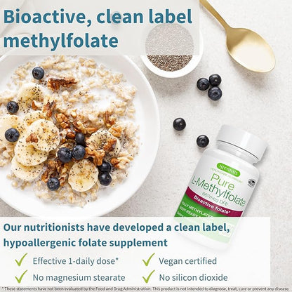 Neurobalance Zinc, Magnesium & Vitamin B6 + Pure Folate 400mcg Vegan Bundle, Chelated Zinc Picolinate 24mg, Oxide-Free Magnesium & Vitamin B6 + Optimized L-Methylfolate, by Igennus