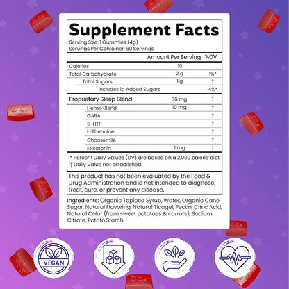 SleepEZ Pillowz - 60 Gummies (Pack of 3)