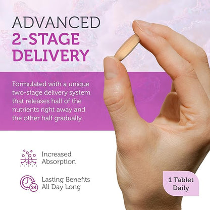 Zahler B-Complex Vitamins for Women & Men - Vitamin B Complex - B Vitamins Complex with B1 B2 B3 B5 B6 B7 B9 B12 - Advanced 2-Stage Delivery System - Gluten Free Kosher Non-GMO VIT B (60 Tablets)