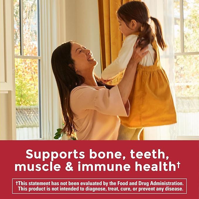 Nature Made Zero Sugar Vitamin D3 Gummies 2000 IU (50 mcg) per Serving, Immune, Bone, Teeth & Muscle Support Supplement, Aspartame Free, 110 Sugar Free Vitamin D Gummies, 55 Day Supply