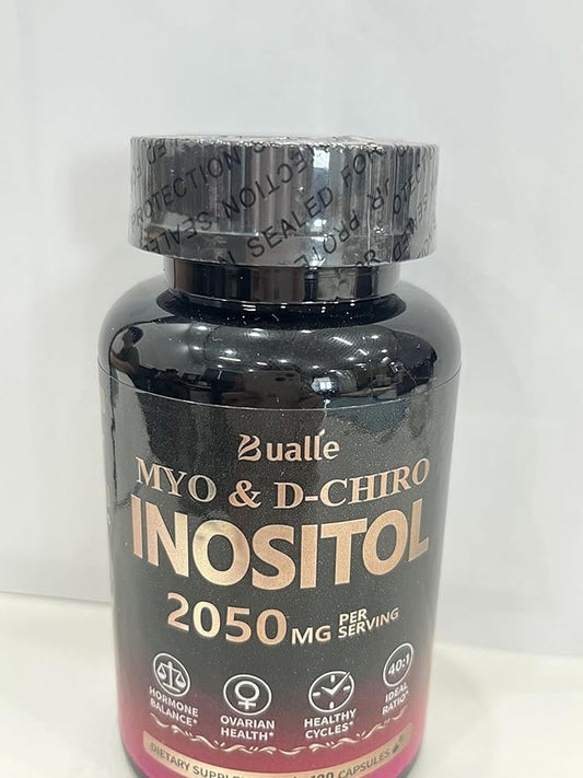 Myo-Inositol & D-Chiro Inositol Supplement (40:1) for Hormone Balance for Women