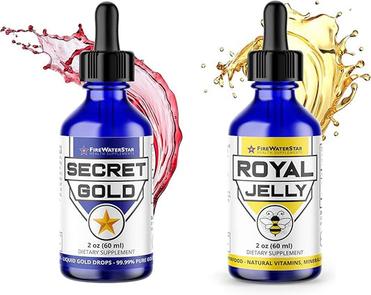 Liquid Gold Drops and Royal Jelly Bundle