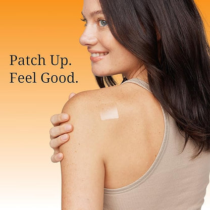 Focus Patches - Topical Focusing Patch Plus Ginkgo Biloba, Acetyl-l-Carnitine, Bacopa Monnieri, Magnesium L-Threonate, & Camellia Sinensis, 30 Transdermal Patches for Adults & Kids