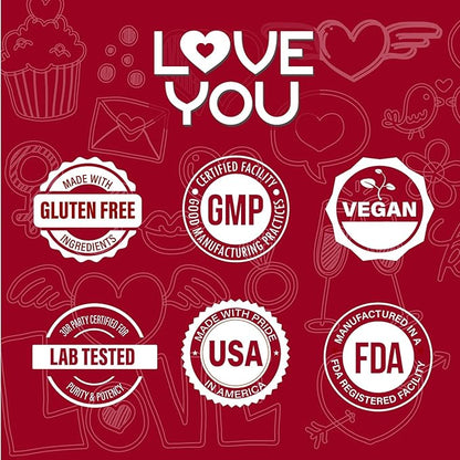 Love You Cranberry 60:1 Extract + Organic Apple Cider Vinegar – Max Strength 36,200 mg Equivalent – 120 Vegan Capsules – Urinary Tract & Digestive Support