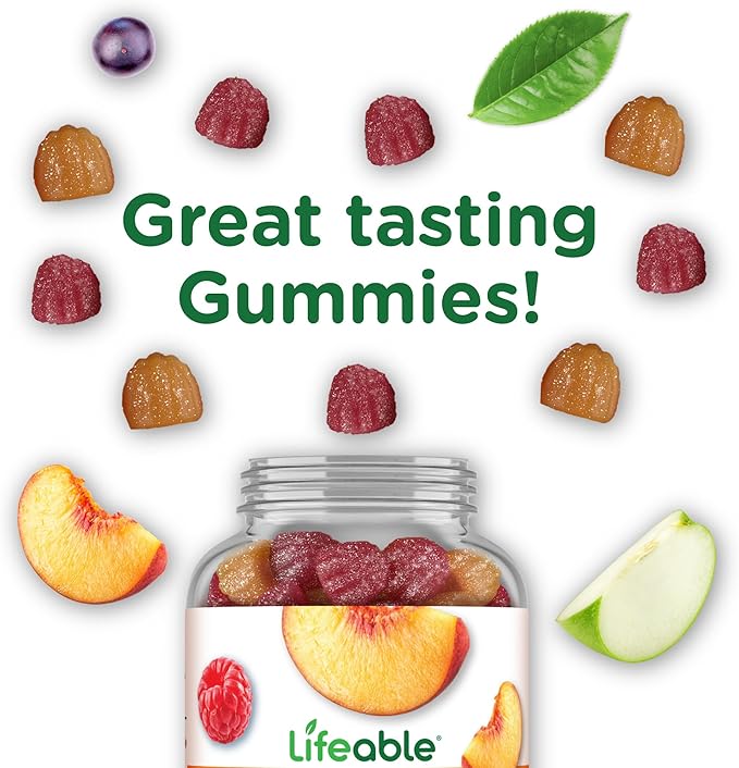 Magnesium Citrate Gummies | 250mg Elemental Magnesium from 2,130mg Magnesium Citrate | Great Tasting Magnesium Supplement | Stress Relief Support for Adults | 90 Magnesium Gummies | Lifeable