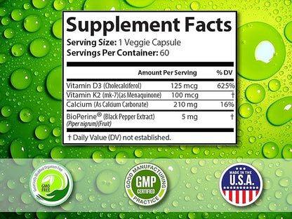 Vein & Artery Supplement - Blood Flow Supplement with Calcium - Blood Circulation Support for Men, Women - Circulation and Vein Support - 60 ct