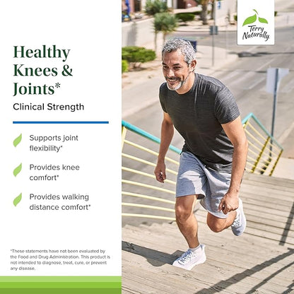 Terry Naturally Healthy Knees & Joints - Dietary Supplement to Support Bone Health & Joint Flexibility - Healthy Knee & Hip Aid with Calcium Fructoborate - 60 Capsules, 2 Pack