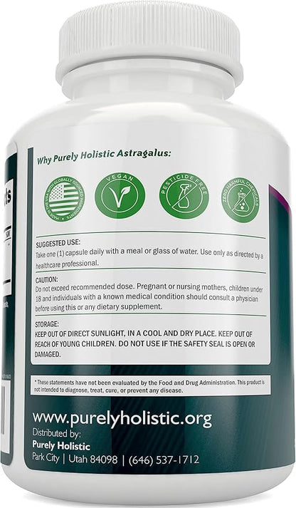 Astragalus Capsules 5,000 mg - 250 Capsules, 8+ Month Supply - Superior Strength Astragalus Root Extract 20:1 - Non GMO, Vegetarian & Vegan Friendly - Supports the Immune System & Cardiovascular