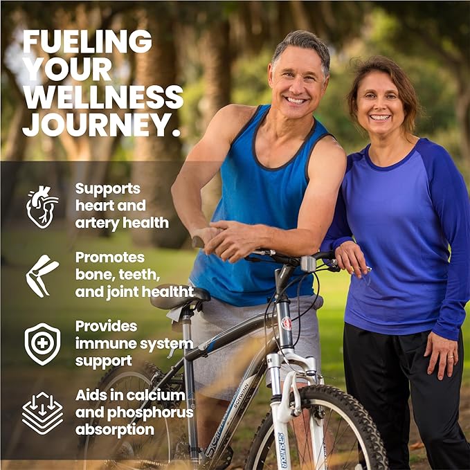 K2 D3 Vitamin Supplement with BioPerine - Vegan Calcium with Vitamins K and D - Advanced D3K2 VIT 5000 IU - 60 Vegan D3 Plus K2 MK-7 Complex Nutritional Capsules for Heart & Bone Health (1