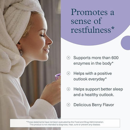 Youtheory Relax Magnesium Powder - Vegan Stress Relief Supplement with L-Theanine & GABA* - Supports Relaxation* - Dairy, Soy & Gluten Free - Berry, 4.4 oz