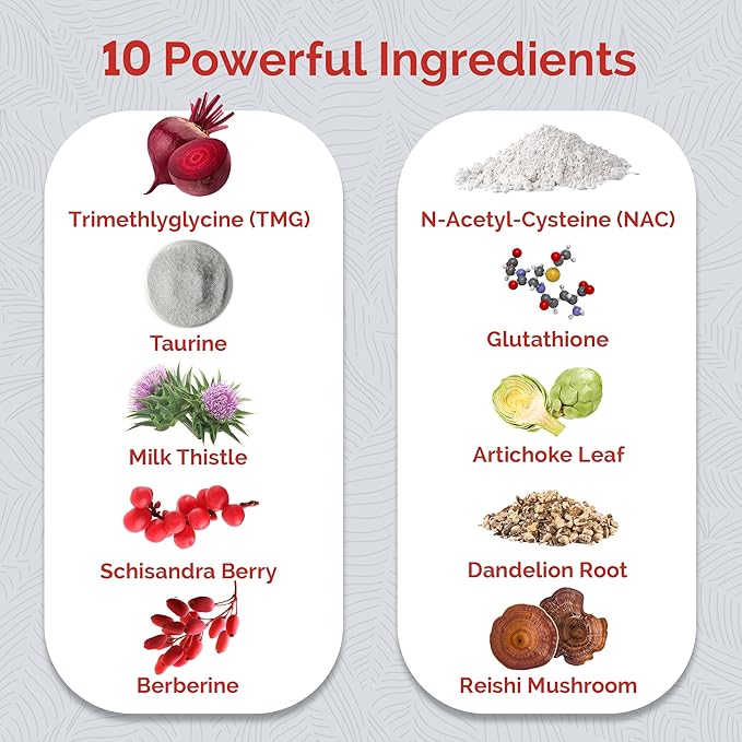 Ultra Liver Supplement for Liver Health and Gallbladder Support - Powered by TMG, NAC Milk Thistle, and More - 60 Capsules - 3 Pack