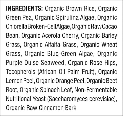 Dr. Schulze's | SuperProtein Plus | 100% Plant Protein Concentrate | Organic Powder Mix | Vitamin B-12 & Spirulina | Dietary Supplement | Build Strong Muscle | Enhance Workout Recovery | 19 Oz.