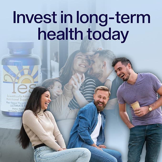 Fish Oil Omega 3 Supplements Alternative-YES Omega 3 & 6 Fatty Acid - Burpless, Plant Based - DHA, EPA, SDA - Cholesterol, Heart, Skin, Energy, Eyes, Immunity Support by YES (4 x 120 Gel caps)