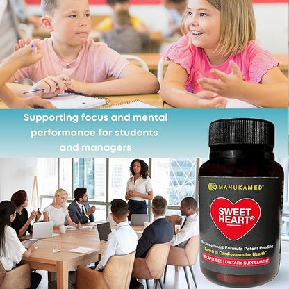 SWEETHEART Supports natural healthy heart 100% Natural Dietary Supplement 60 Capsules