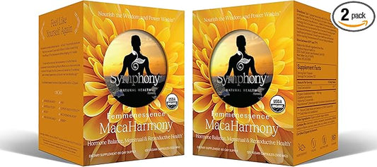 Femmenessence MacaHarmony - All Natural Gelatinized Maca Supplement to Support Women's Hormone Balance, PMS, Acne & Healthy Skin, Regular Menstrual Cycle & Fertility (240)