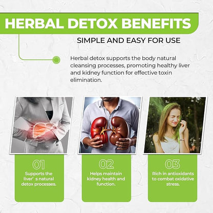 NeoVitalis® Brain & Detox Wellness Bundle | AI Brain Nootropic Capsules for Memory, Focus + DetoxNextGen Liver & Kidney Support | Cognitive, Detox, Immune Boost & Toxin Removal Supplement | 120 Caps