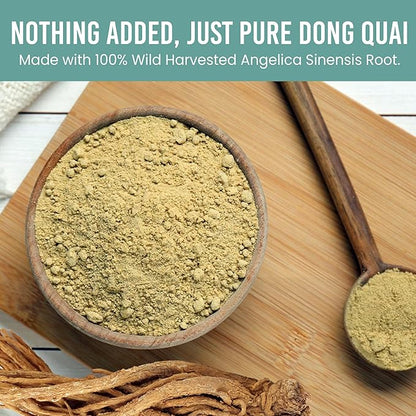 Holistic Bin Dong Quai Root Powder Extract – Wild Harvested Angelica Sinensis – Female Ginseng Herb for Women’s Health & Tea – Extracted for Enhanced Absorption – Grown in Japan – 80 Grams
