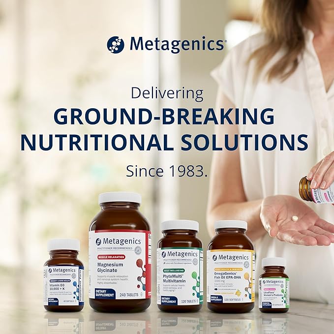 Metagenics Vitamin D3 1000 - Vitamin D Supplement - Bone Density & Immune Support* - Tooth Integrity* - Non-GMO & Gluten Free - 120 Tablets