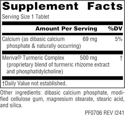 Planetary Herbals Turmeric Gold 500mg, for Healthy Inflammation Response, 120 Tablets