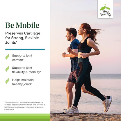 Terry Naturally Be Mobile - Collagen Supplement for Joint Health Support - Dietary Supplement with Boswellia Extract & Type II Collagen - Lower Back & Knee Support Supplement - 60 Capsules (Pack of 2)