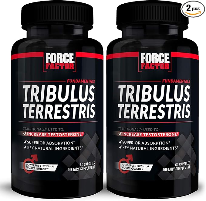Force Factor Tribulus Terrestris 60ct (pack of 2)