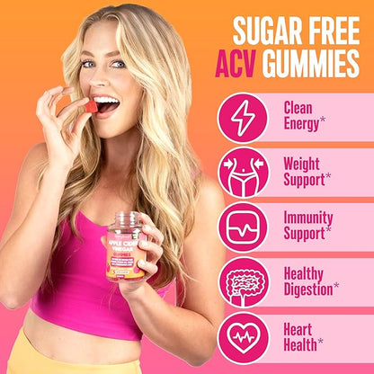 SkinnyBoost Instant Skinny Coffee Unflavored + Sugar-Free Apple Cider Vinegar Gummies Bundle – Slimming Coffee & ACV with The Mother, B Vitamins, Pomegranate