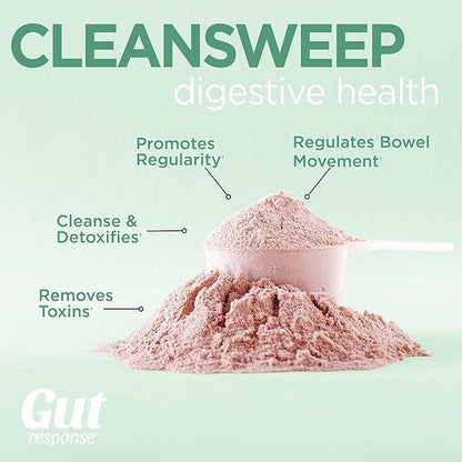 CleanSweep with Natural Psyllium Seed Husks & Beet Fiber, Natural Healthy Detox, Promotes Bloating Relief, Weight Management, Facilitates Bowel Regularity, Mixed Berry Flavor, 60 Servings