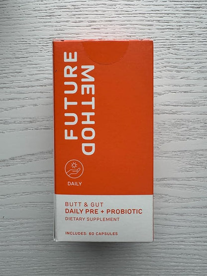 FUTURE METHOD Fiber Blend with Acacia & Psyllium Husk (60ct) and Synbiotic Probiotic + Prebiotic Complex (60ct) – Gut-Friendly Daily Support