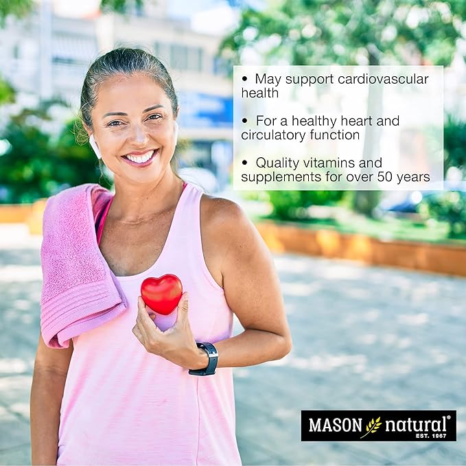 MASON NATURAL No Burp Fish Oil 1000 mg Omega-3 300 mg - Healthy Heart, Supports Circulatory Function, Improved Cardiovascular Health, 90 Softgels (Pack of 6)