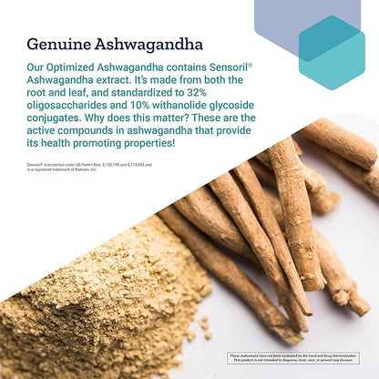Life Extension Optimized Ashwagandha, 150 Veg Caps - Non-GMO, Gluten Free, Vegetarian Capsules