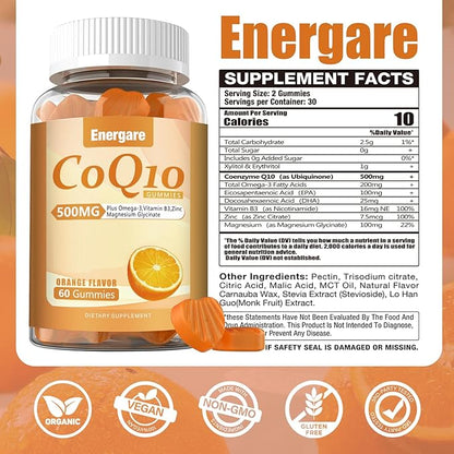 1 Pack Coq10 500Mg Gummies